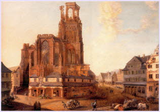 Liebfrauenkirche 1793 nach der Belagerung