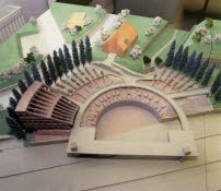 römisches Theater - Modell